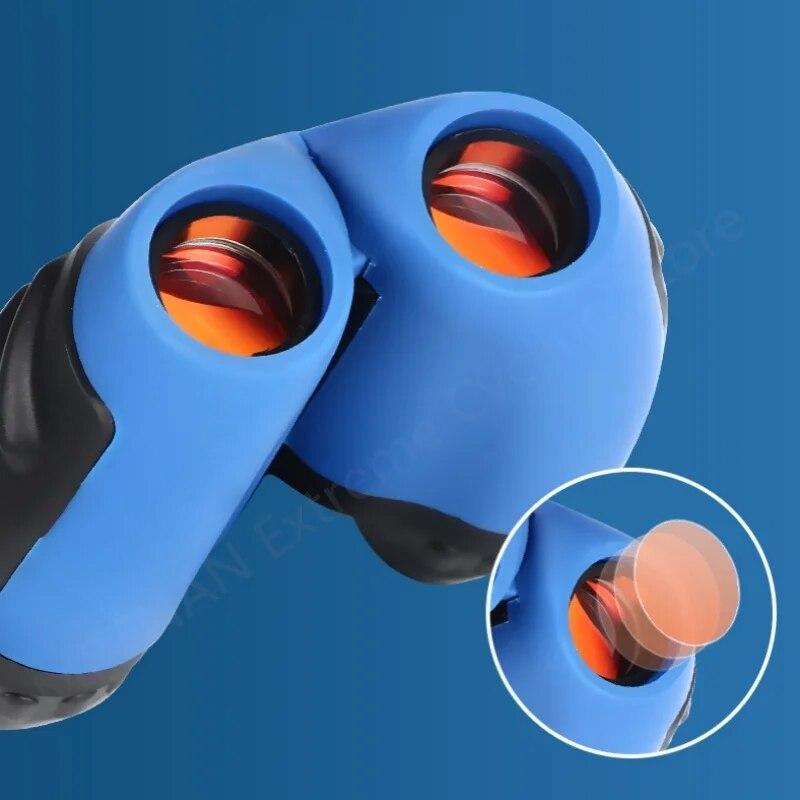8x детский профессиональный мини-карманный телескоп, оптика, компактный бинокль для путешествий, наблюдения за птицами, объектив 21 мм