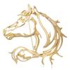 Classic Hollow Simple Horse Brooches for Women Zodiac Animal Pins New Year Gift Friends Party Jewellery 1PC
