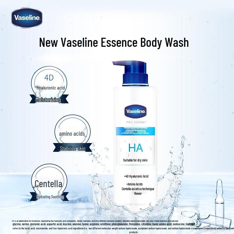Набор Vaseline Гель для душа и лосьон для тела с гиалуроновой кислотой