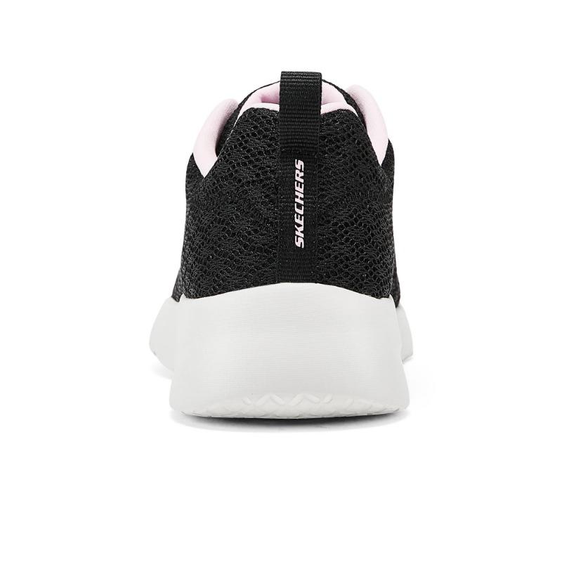 Skechers Dynamight 2.0 Женские удобные дышащие низкие повседневные кроссовки для бега Черно-розовые 149542-BKPK