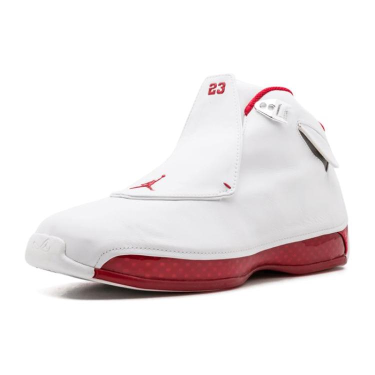 Jordan 18 OG Белый Красный Мужские 305869-161