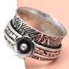 Silver Spinner Ring For Women Four Spinner Ring Fidget Silver Jewelry Ring"10"