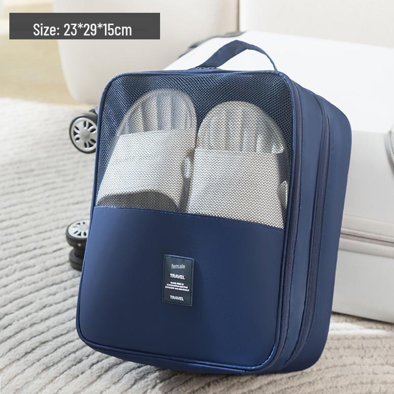 Портативная трехслойная пылезащитная сумка для хранения обуви - Легкая переноска, ручная, для путешествий на открытом воздухе