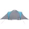 Dome Family Tent for 6 Persons Blue Waterproof