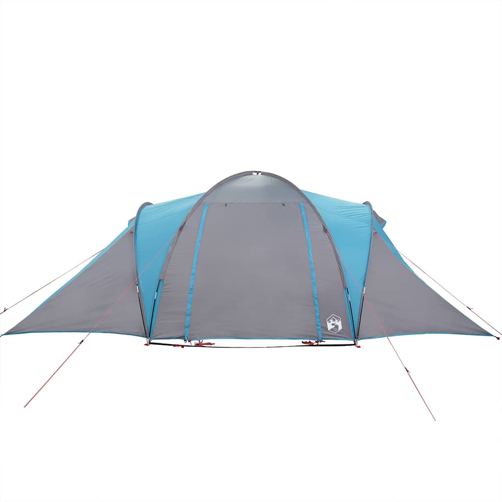 Dome Family Tent for 6 Persons Blue Waterproof