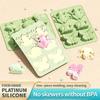 Cute Cartoon Chocolate Frog Mold No-Stick Baking Molds High Quality Dinosaur Molds  Baking Dessert
