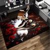 Swan And Lotus Fantasy Office Rug Chair Mat, Entryway Carpet, Suitable for Front Door, Bedroom, Living Room, Desk, Holiday Gift