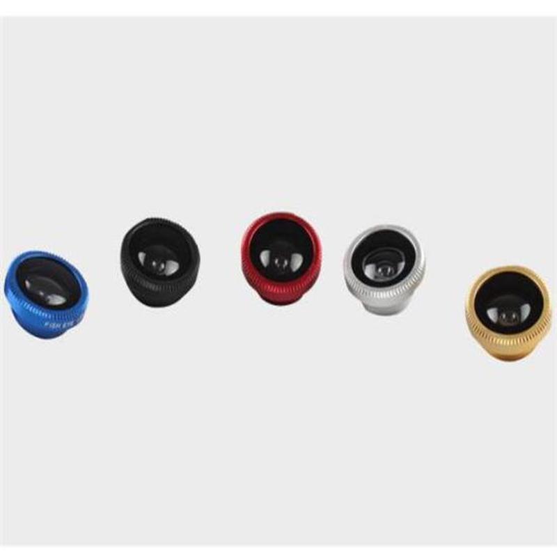 Lens Cover Universal 3 In 1 Clip-On Fishing Eye+Macro+Wide Angle Mobile Phone Lens Camera Kit