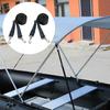 1 Pair Adjustable Bimini Top Straps Double End Snap Hook Boat Canopy Straps