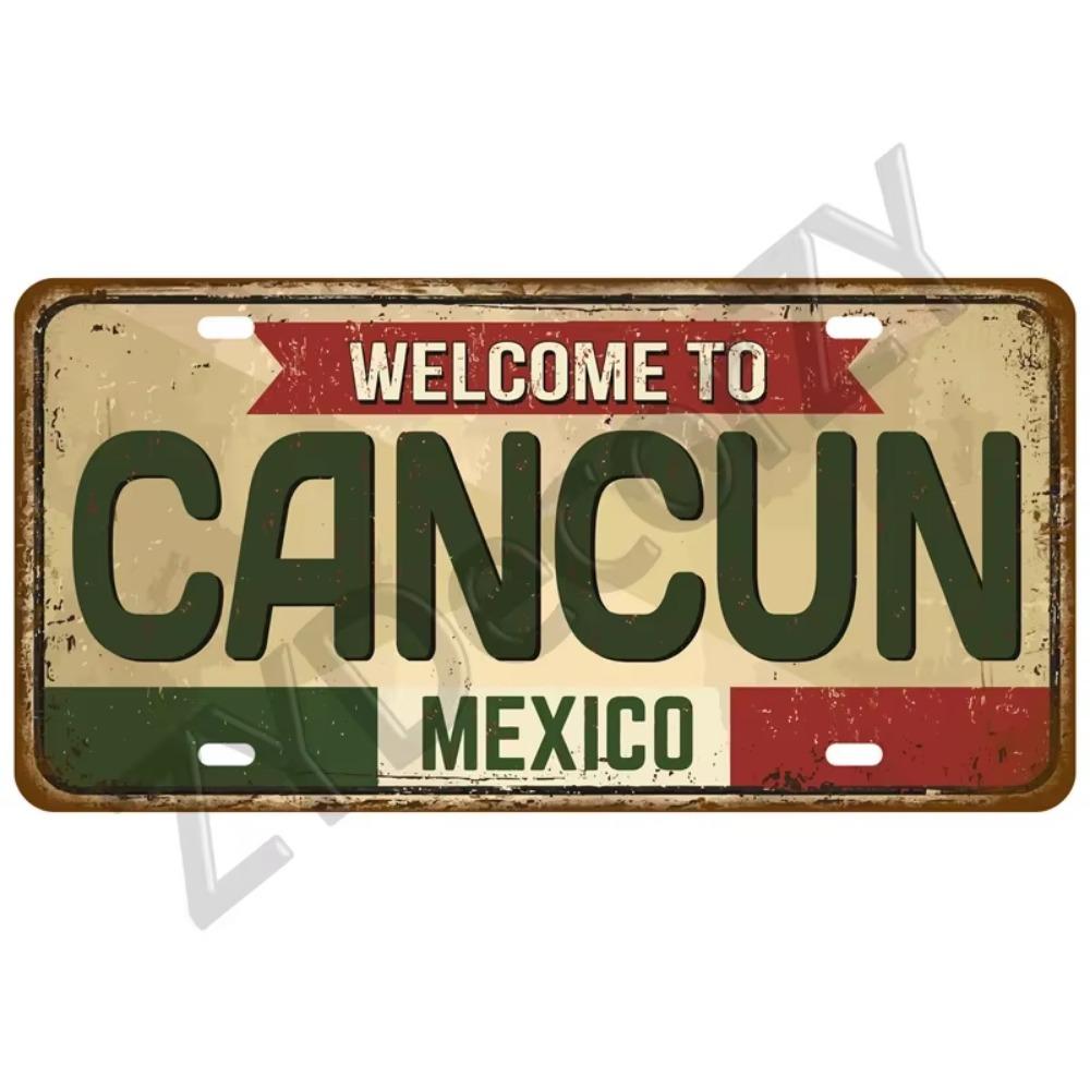 Жестяная табличка Город-государство Жестяная табличка Знаменитая городская табличка Достопримечательность Металлическая табличка Настенный декор Гараж Бар Паб Клуб Отель Кафе Кухня Дом