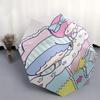 Little Twin Stars, Sanrio Characters Automatic opening and closing folding umbrella with 8 rib frame and compact travel design, perfect for