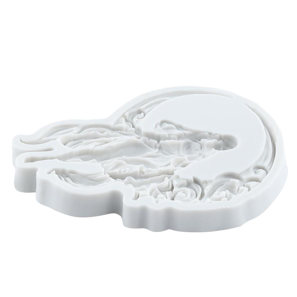 Богиня Силиконовая форма Богиня Формы для мастики Инструменты для украшения торта Тематический торт Десерт Украшенный Шоколадная форма для конфет