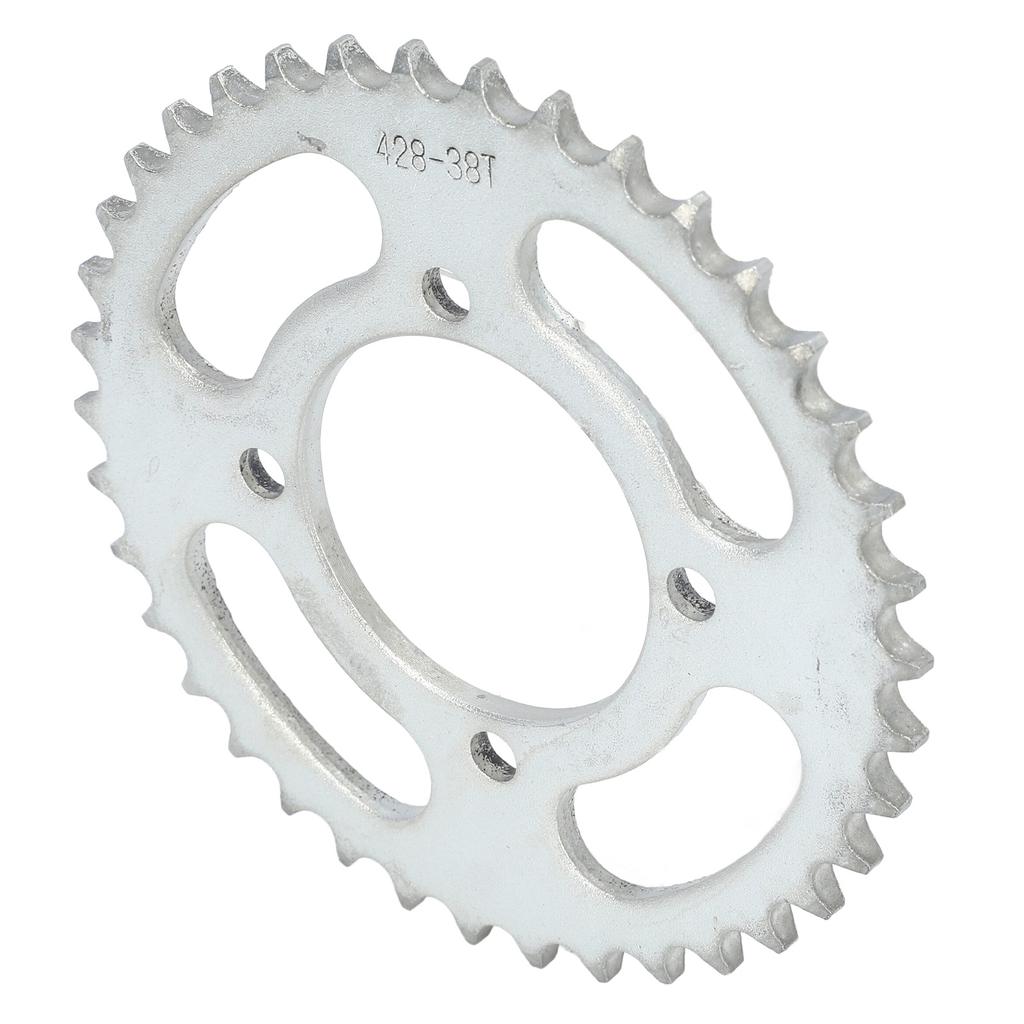3PCS Motorcycle Rear Sprocket Cog Steel 428 38T Rear Sprocket Cog for ATV 4 Pit Off Road Bike Go Kart