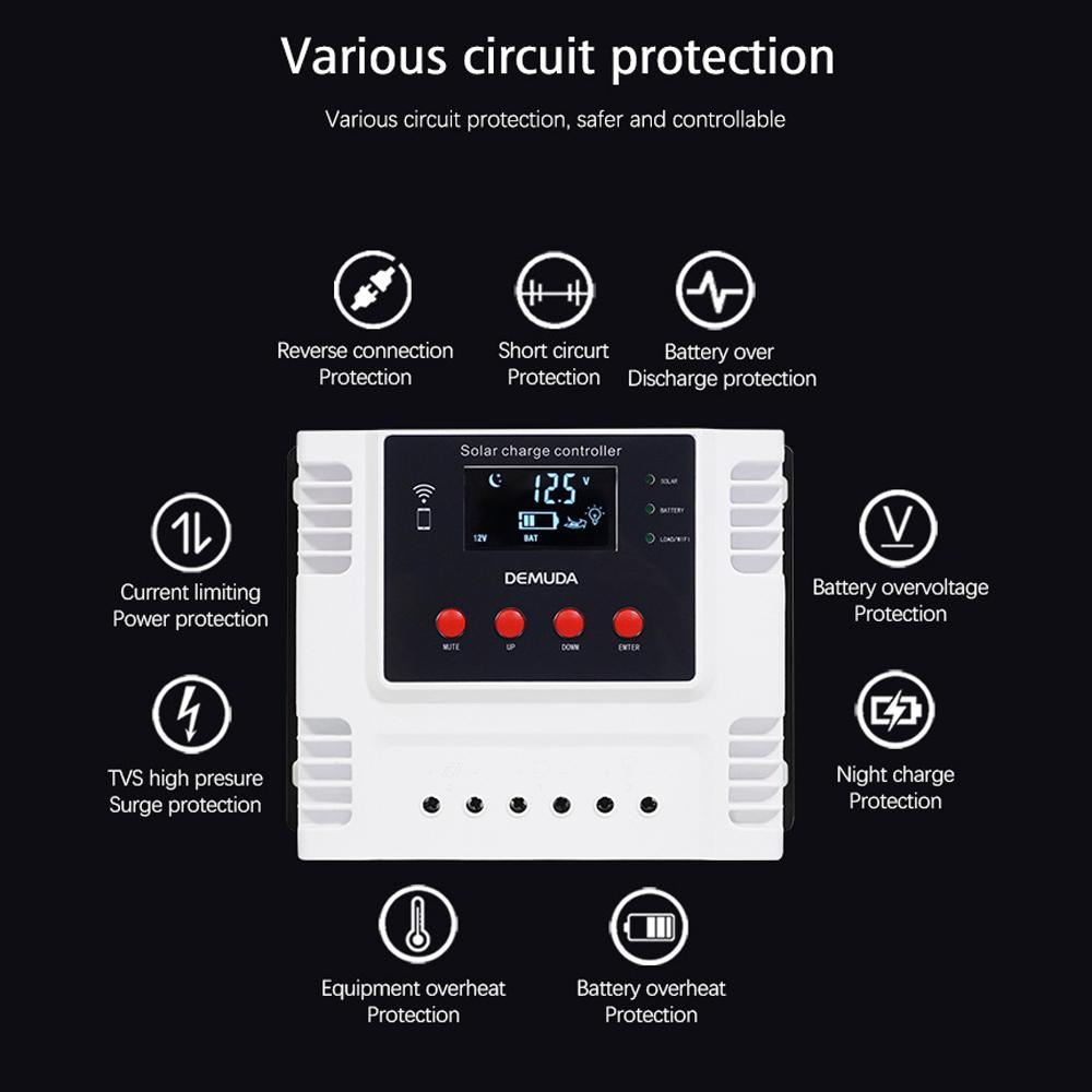 Интеллектуальный контроллер солнечных зарядов, управление приложением для мобильного телефона, устройство мониторинга данных в реальном времени