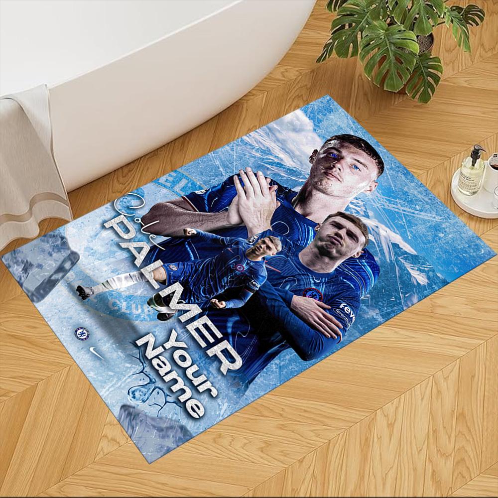 Chelsea Fc Football Player Personalized Text Floor Mat Suitable for Dining Room Bedrooms Hallway Kitchen Antislip Carpet Office home decor