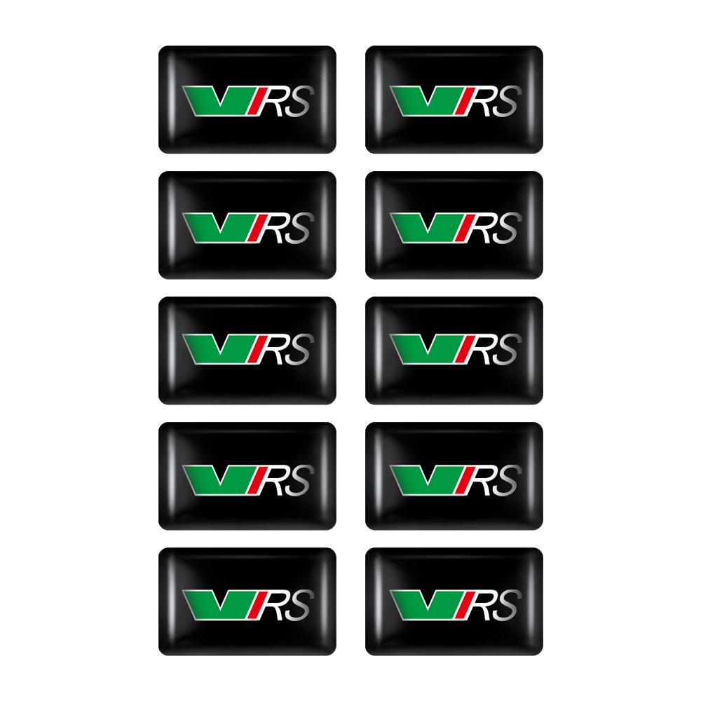 10pcs Car Interior Home Office School Computer Badge Sticker For Skoda S Fabia Rapid Superb Octavia A5 a7 2 Kodiaq Scala VRS VII kyvc74