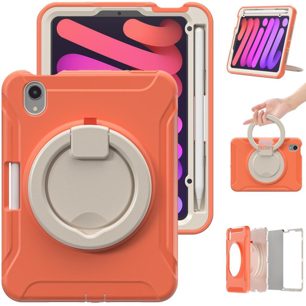 Защитный чехол для iPad Mini 6 с вращающейся подставкой и большой ручкой