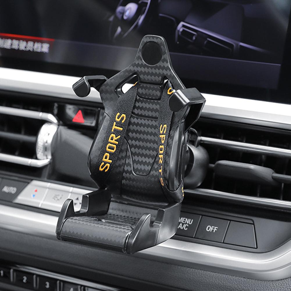 Держатель для телефона в гоночном стиле, подставка для мобильного телефона с защитой от тряски, автомобильный кронштейн для смартфона для iPhone Samsung