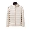 Легкий пуховик мужской 2025 осень и зима теплый новый трехзащитный стеганый жакет женский жакет пуховая подкладка
