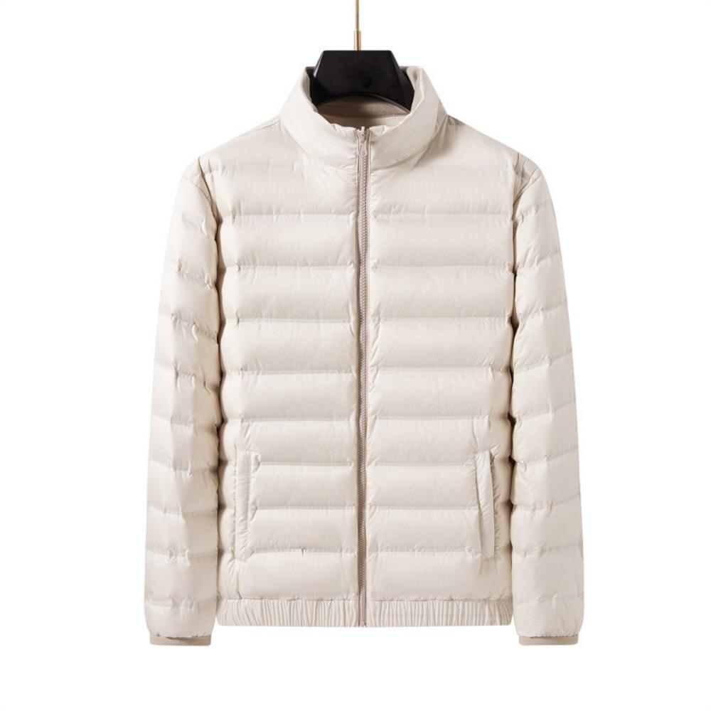 Легкий пуховик мужской 2025 осень и зима теплый новый трехзащитный стеганый жакет женский жакет пуховая подкладка