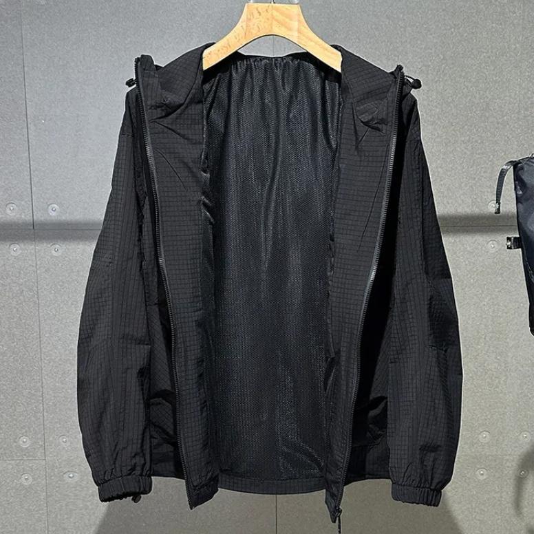 Men's Plus Size Windproof Hiking Jacket Spring and Autumn Oversized Outdoor Coat 5XL-12XL