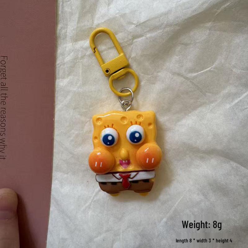 Брелок-подвеска Губка Боб и Гуфи - Мультяшный аксессуар для рюкзака с Патриком Старом