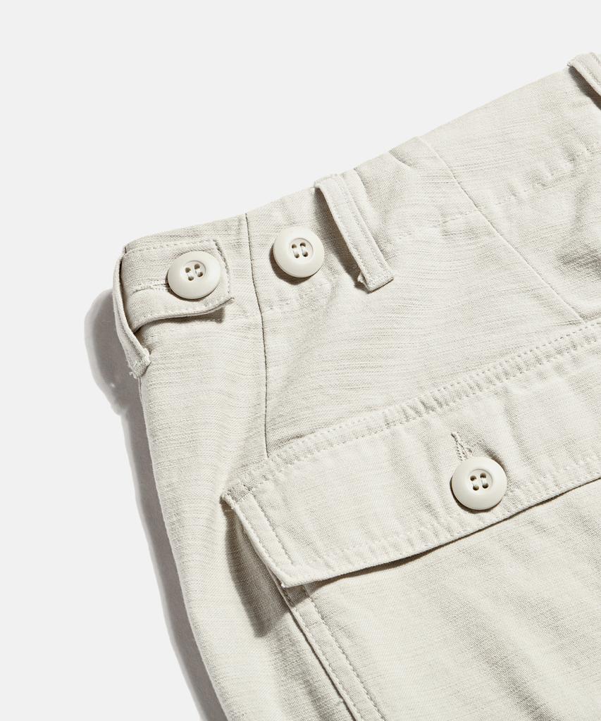 ESPIONAGE Wide Baker Pants Ecru