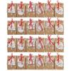 New Christmas European Style Kraft Paper Snowflake Paper Bag Candy Box 6 Laser Card Biscuit Candy Bags