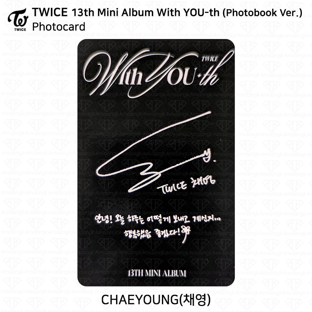Twice 13-й мини-альбом с молодежной фотокарточкой YOU-th, постером, пленкой, стикером Chaeyoung KPOP K-POP