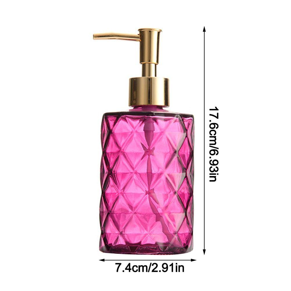 Стеклянный дозатор для мыла, бутылочный пресс, многоразовый контейнер для хранения, новые пустые бутылки