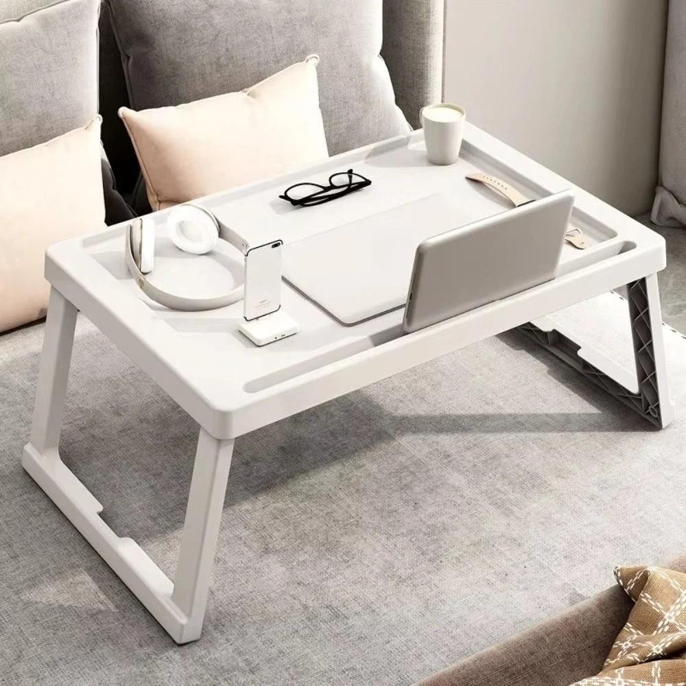 Non-slip Folding Bed Table Foldable Laptop Stand Simple Small Laptop Desk Dormitory Use