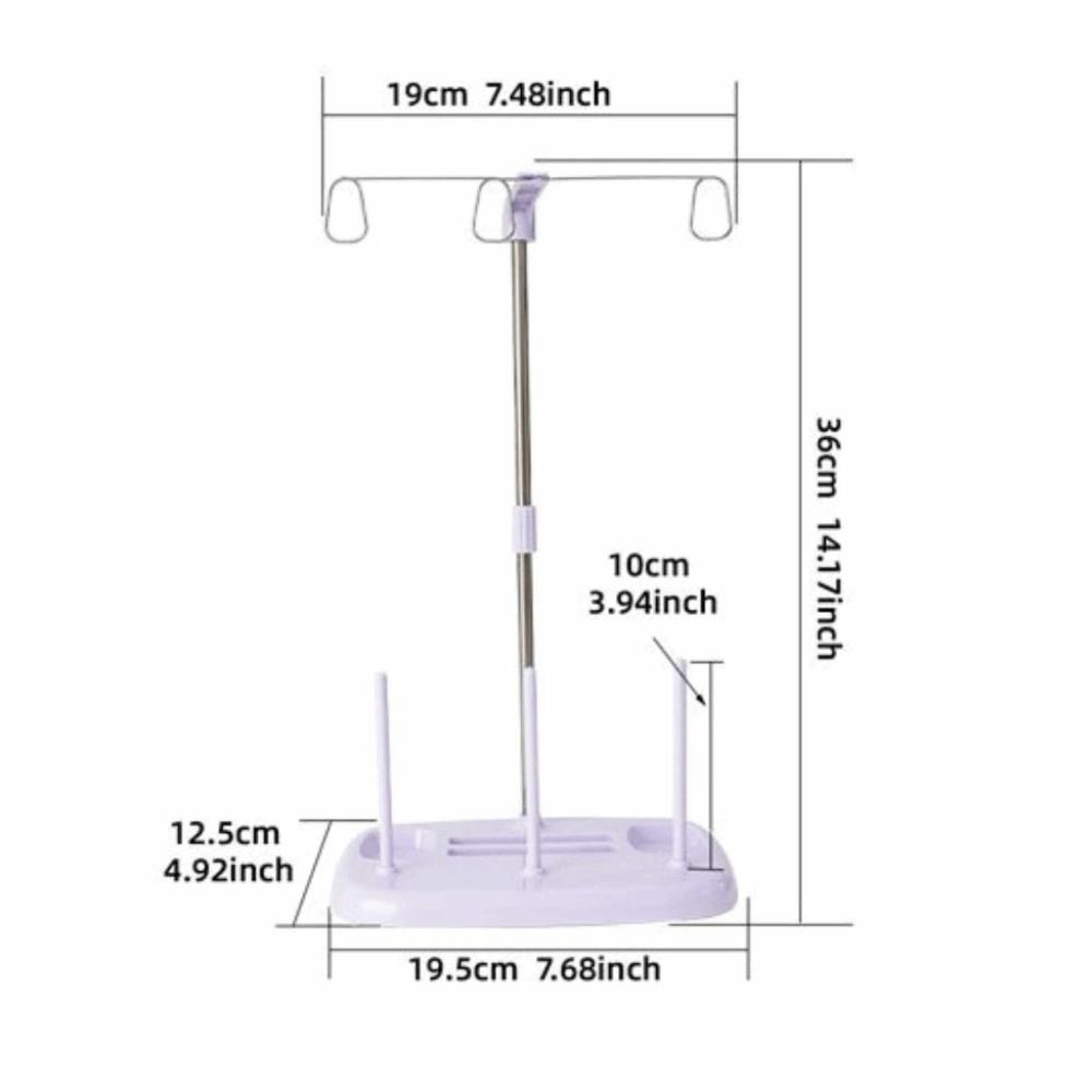 Anti-Winding Vertical Spool Rack Anti-Tangle Thread Guide for Hand Sewing Studios