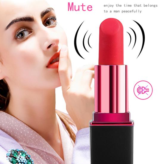 Lipstick Shape USB Charging 10 Speed Vibrator G-spot Stimulator Women Sex Toy