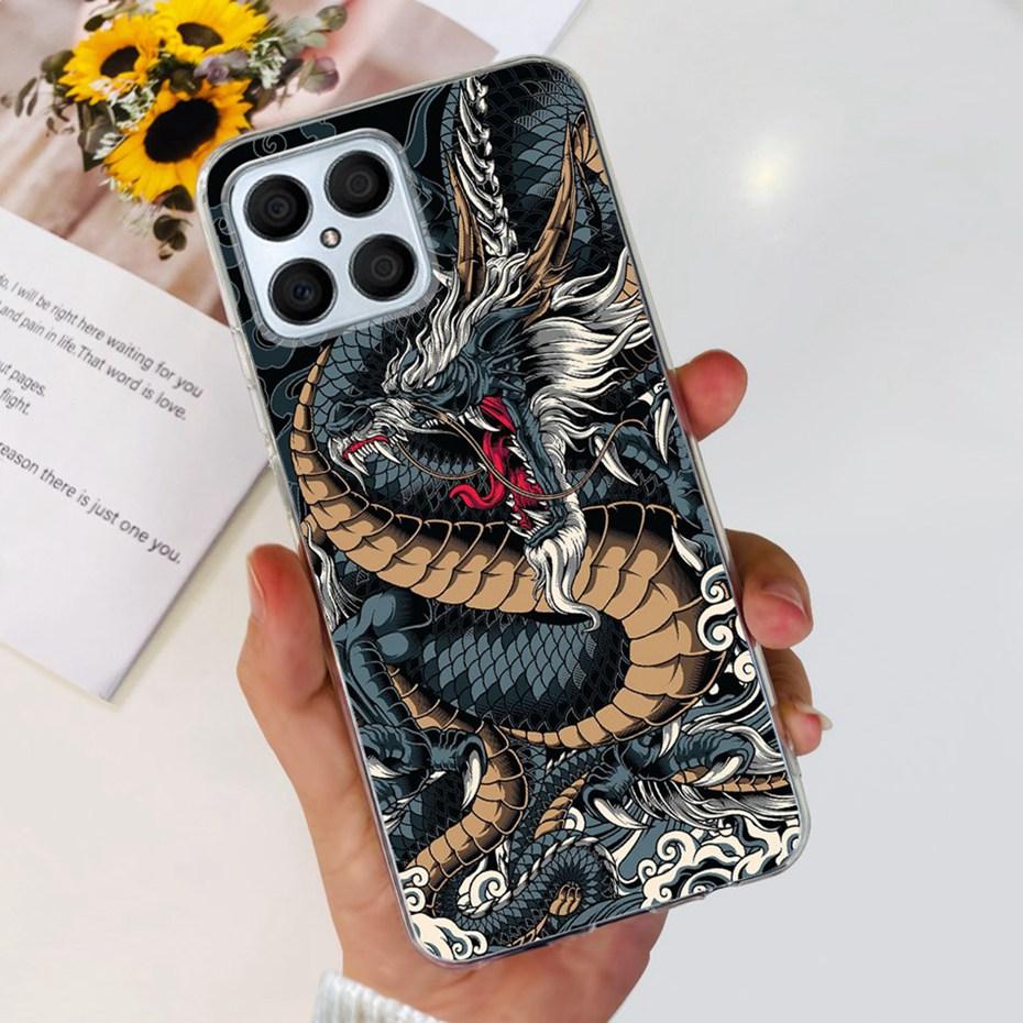 Модный чехол с классным рисунком для Honor X8 TFY-LX1 TFY-LX2 TFY-LX3 Мягкая силиконовая TPU задняя крышка для чехлов телефона HonorX8 X 8 4G