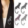 Unisex Brooch Realistic Rhinestone Anti-slip Bag Coat Collar Hat Scarf Decoration Clothes Pin Party