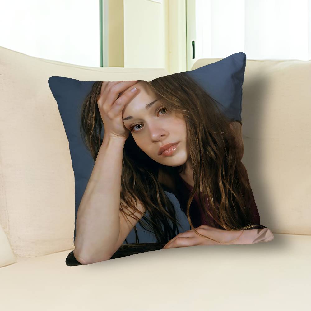 Singer F-Fiona A-Apple Anime Celebrity Merchandise All-Match Printed Pillow Case Sofa Car Office Room Decoration Protector