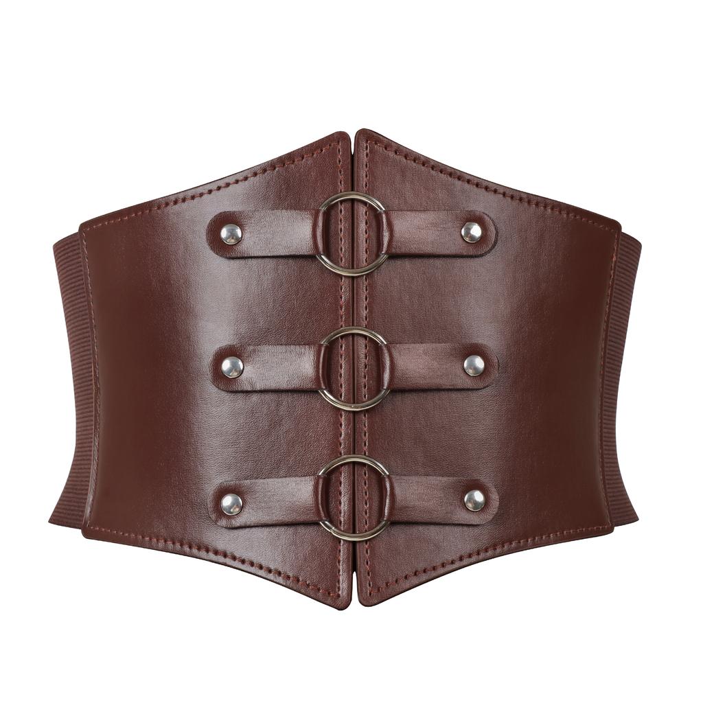 Средневековый Ретро Придворный Стиль Талия Однотонный Широкий Пояс Классические Аксессуары для Талии Аксессуары для Маскарада