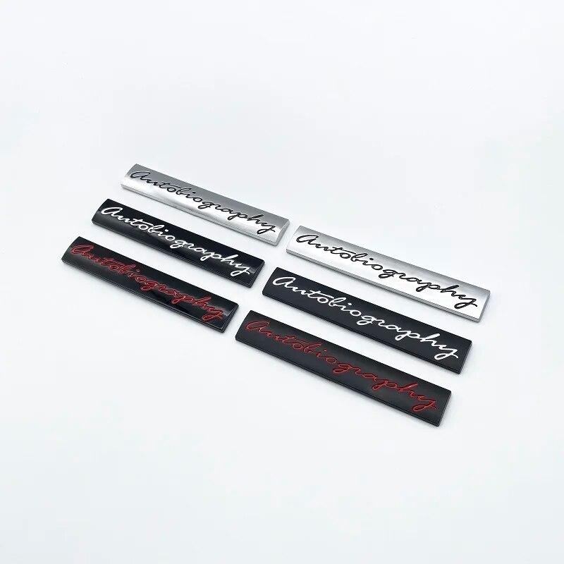3D ABS буквы автобиография багажник издание эмблема для Land Rover автомобиль боковой значок логотип наклейка хром серебристый черный красный