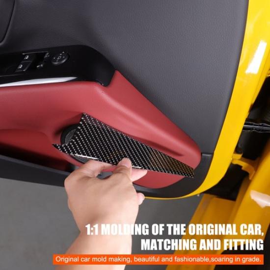 Накладка на боковой динамик двери из углеродного волокна для TOYOTA GR Supra A90 -