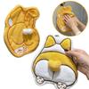 Strong Water Absorption Cat Egg Hand Towel Coral Fleece Absorbent Towels  Kitchen Bathroom Use