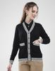 Women's V Neck Full Sleeves Cardigan