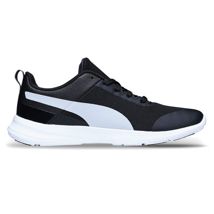 Puma Trax Шнуровка Сетчатая Ткань Нескользящие Дышащие Низкие Кроссовки Унисекс Черный Белый 362543-01