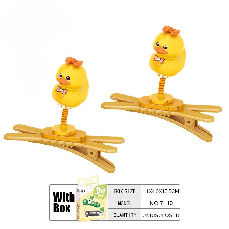 Строительные блоки из скорлупы кокоса, заколки с пандой, кошка, животное, забавные аксессуары для игр в дофамин, подарок для маленьких девочек, Loz