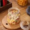 With Shape Lid Glass Sealed Jar Large Capacity Jam Jar Modern Grain Storage Bottle  Kitchen