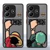 Чехол задняя крышка для телефона Funda для Xiaomi Redmi Note 14 12 14C 11 13C 9S 10 A4 13 Pro Plus One Pieces Zoro Luffy