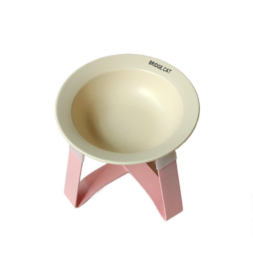 Pet Supplies Ceramic Flying Disc Pet Bowl Korean Style Multicolor UFO Cat Bowl Anti-Tip Round Cat Feeding Bowls For Cat and Dog