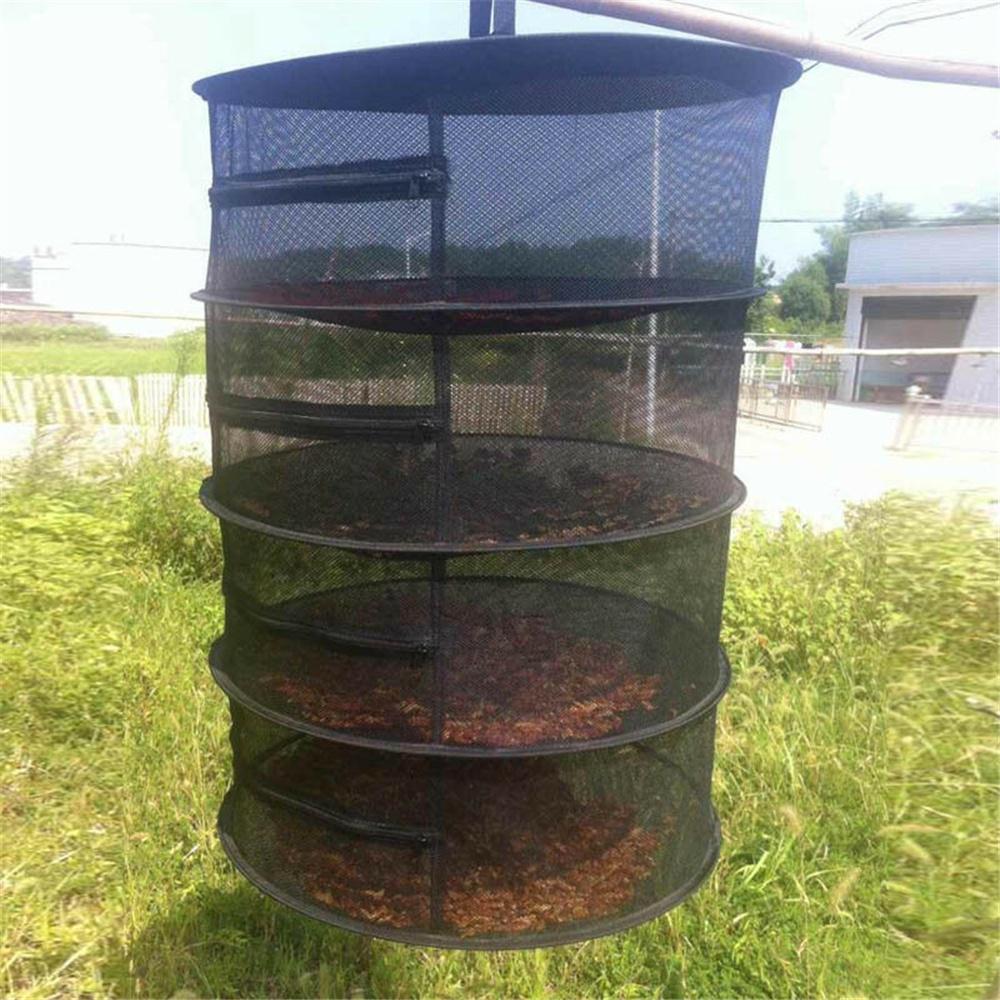 Высококачественная сетка для сушки трав, 6-слойная сетка для сушки трав, подвесного типа с сушилкой на молнии