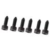 6PCS Black Golden Silver Bridge Saddle Screws Metal Guitar Mounting Screws  Electric Guitar