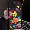 Чехол для телефона с рисунком «Цветочный бант» для iPhone 16e 16 Pro Max 15 14 Plus 13 12 Mini 11 Pro, противоударный, силиконовый, с мягкой задней крышкой