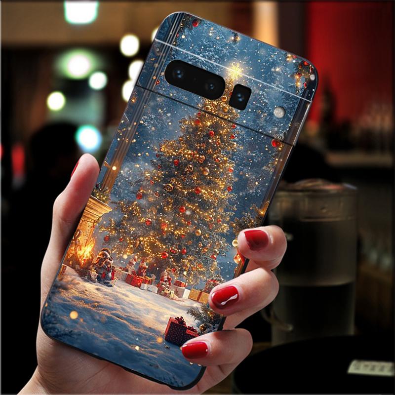 Phone Case For Google Pixel 10 9 Pro XL 10 9A 8 7 6 Pro Pixel 8A 7A 6A Pixel 8 7 6 5 Christmas Art